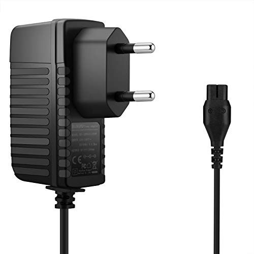 Aukru Cargador Fuente alimentación 5.5v de Aspirador batería Adicional para eléctrica kärcher WV2,WV5 WV50,WV50 Plus,WV60,WV70,WV75 etc