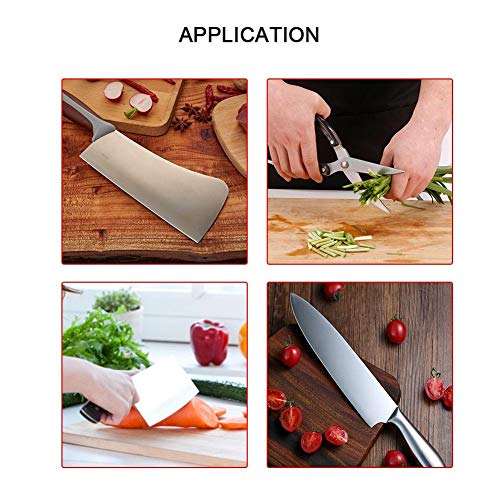 AUNMAS Grinder Grindstone 400 Grit Household Red Knife Grinder Grindstone Whetstone Cuchillo de Cocina Piedra de afilar para Accesorios de Cocina