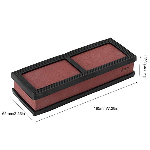 AUNMAS Grinder Grindstone 400 Grit Household Red Knife Grinder Grindstone Whetstone Cuchillo de Cocina Piedra de afilar para Accesorios de Cocina