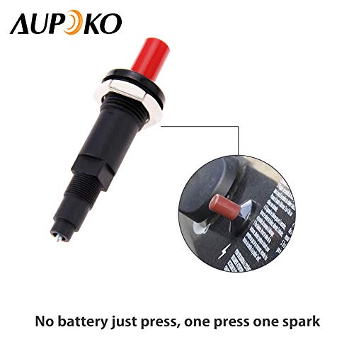 Aupoko 2 Piezas de Encendido de Chispa Piezo, botón de presión de cerámica Spark Encendedor de Cocina con Alta Resistencia para Chimenea de Gas, Horno de Gas, Gas
