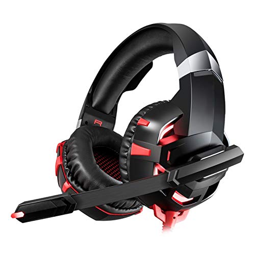 Auricular for juegos con sonido envolvente 7.1 Reducción de ruido del micrófono y USB con alimentación ligera llevada con cable estéreo 3D PS4 auricular for juegos for PC Xbox One / ordenador portátil