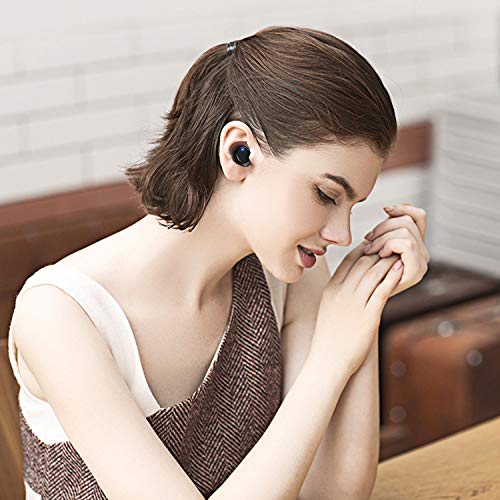 Auriculares Inalambricos, Motast Auriculares Bluetooth 5.0 con Microfono Mini TWS Estéreo Cascos In-Ear, IP7 Impermeable, con Caja de Carga Portátil, Reproducción de 35 Horas para iPhone y Android