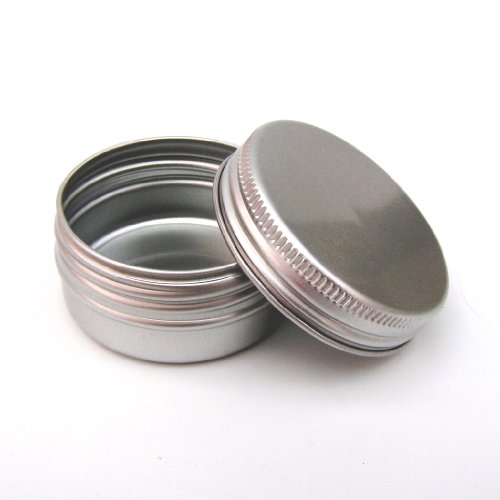 Avalon Cosmetic - Lote de botes de aluminio vacíos (15 ml) x 25