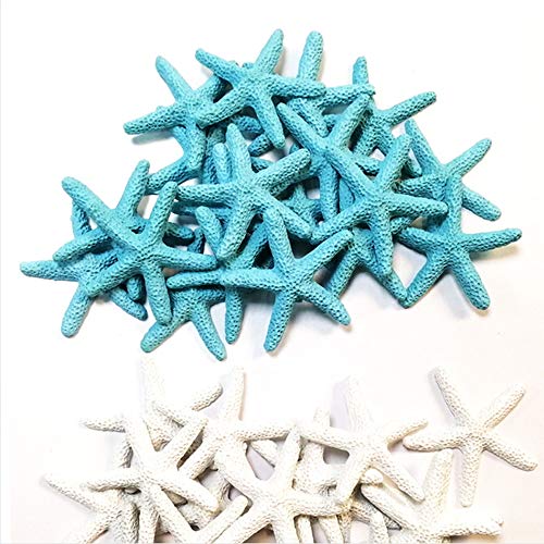 Aweisile 40 Piezas Estrellas De Mar Decoracion Dedo Estrellas de mar de Resina Estrella de mar Estrella mar decoración de Bodas para Decoración de Boda decoración del hogar proyectos de Manualidades