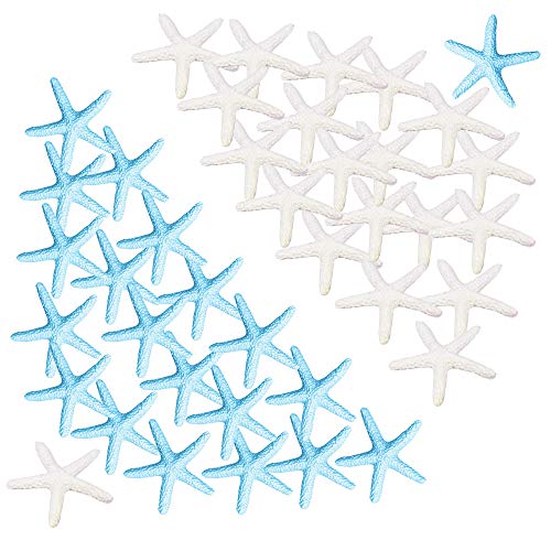Aweisile 40 Piezas Estrellas De Mar Decoracion Dedo Estrellas de mar de Resina Estrella de mar Estrella mar decoración de Bodas para Decoración de Boda decoración del hogar proyectos de Manualidades