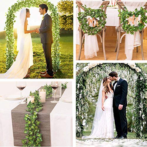 Awtlife - 36 guirnaldas Artificiales de Hojas de Hiedra para Colgar en Bodas, Fiestas, Jardines, decoración de Pared