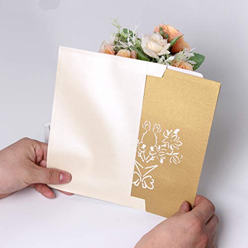 Awyuan - Tarjeta de felicitación en 3D con ramo de flores