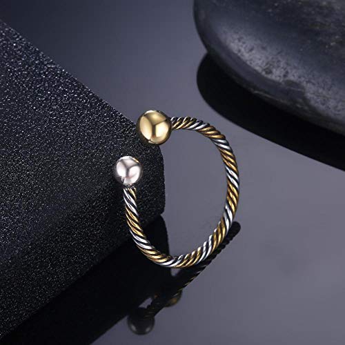 Axiba Anillo de Plata de Ley 925 con diseño de Mujer, Texto en inglés Personality Wing, para Regalar a Alguien Que amas