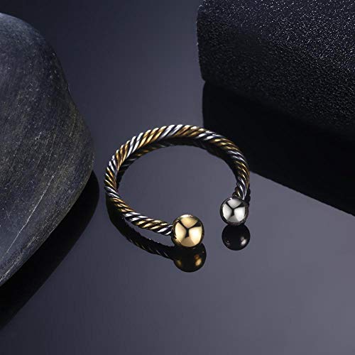 Axiba Anillo de Plata de Ley 925 con diseño de Mujer, Texto en inglés Personality Wing, para Regalar a Alguien Que amas