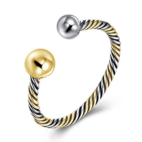 Axiba Anillo de Plata de Ley 925 con diseño de Mujer, Texto en inglés Personality Wing, para Regalar a Alguien Que amas