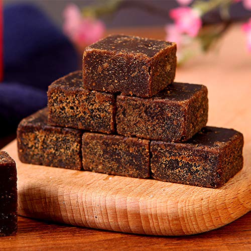Azúcar negro 250g hecho a mano antiguo azúcar morena menstrual mujeres azúcar menstrual viejo bloque de azúcar marrón de la edad de la azucar de la menstruación de la madre de la
