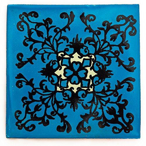 Azulejos Mexicanos Artesanales de Talavera de 10.5cm - Azulejo individual