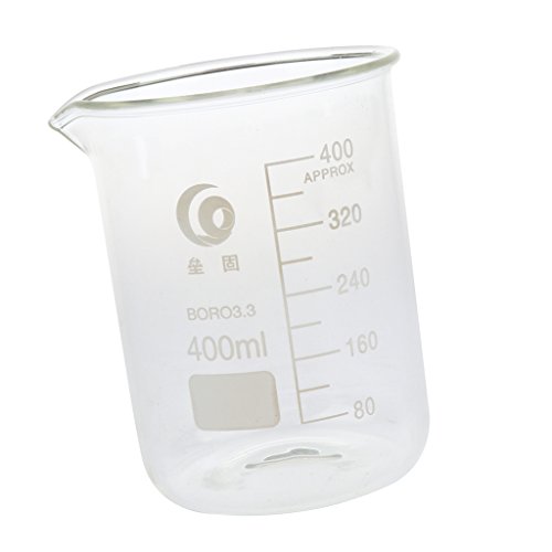 B Baosity 150ml + 400ml Vaso Medidor de Cristal Trasparente Jarra de Medición Resistente a Calor Utensilios de Cocina