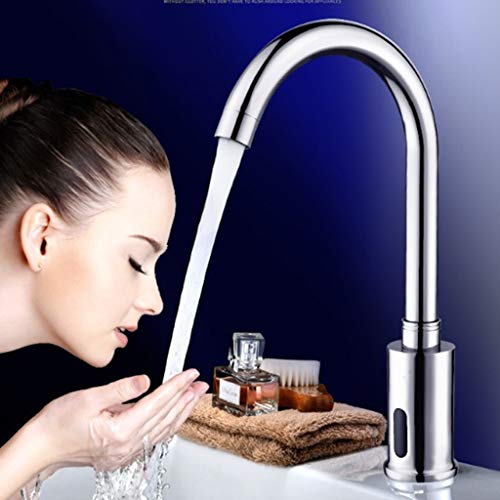 B Blesiya Grifo de Lavamanos sin Contacto Grifos Automático de Sensor Infrarrojo para Baño