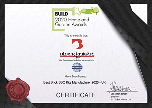 b801 a Black Knight Kit de barbacoa de ladrillos con Ember Guardia