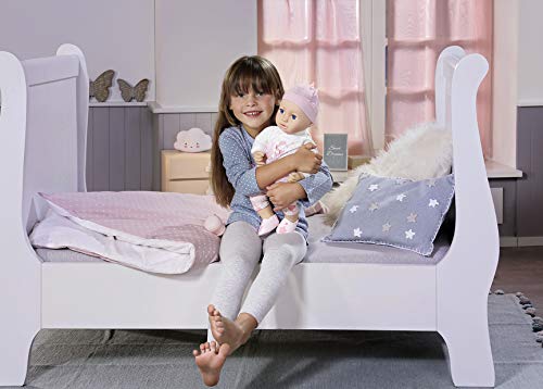 Baby Annabell Sweet Dreams MIA-Peluche con Ojos para Dormir (43 cm), Color carbón (Zapf Creation 702857)