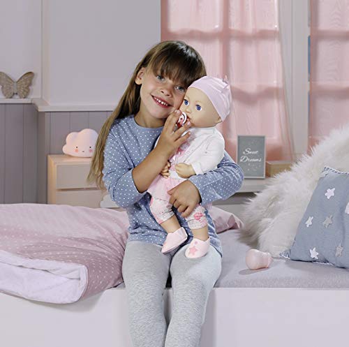 Baby Annabell Sweet Dreams MIA-Peluche con Ojos para Dormir (43 cm), Color carbón (Zapf Creation 702857)