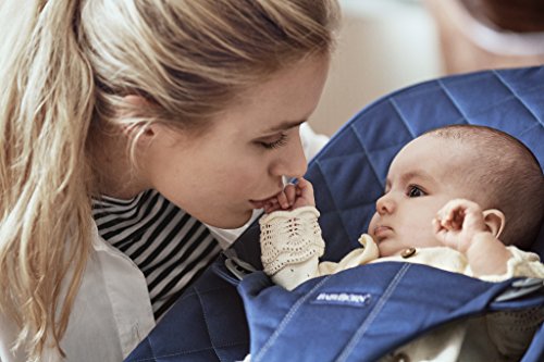 Babybjörn Bliss Hamaca ergonómica con balanceo natural para Bebés, Azul Medianoche