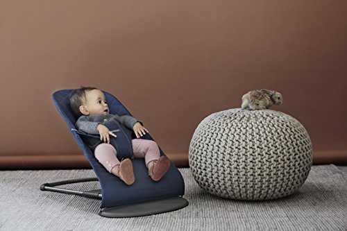 Babybjörn Bliss Hamaca ergonómica con balanceo natural para Bebés, Azul Medianoche