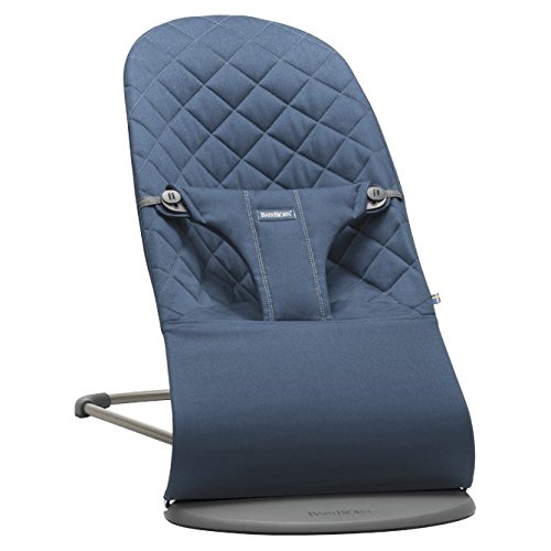 Babybjörn Bliss Hamaca ergonómica con balanceo natural para Bebés, Azul Medianoche