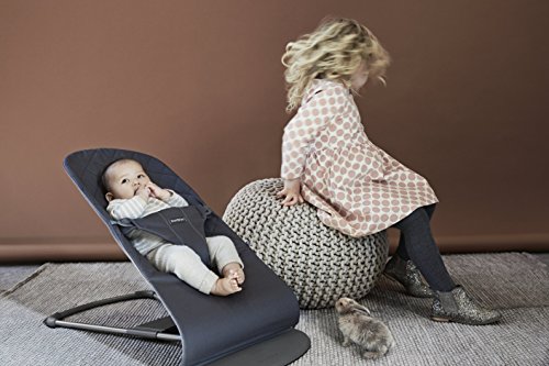 Babybjörn Bliss Hamaca ergonómica con balanceo natural para Bebés, Azul Medianoche