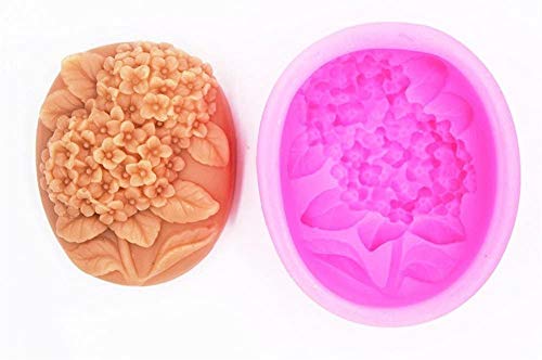 Baifeng Flower Shape Handmade Soap Fondant Molds, DIY Cake Moulds Sweet Candy Chocolate Making Mold,Silicone Craft Art Soap