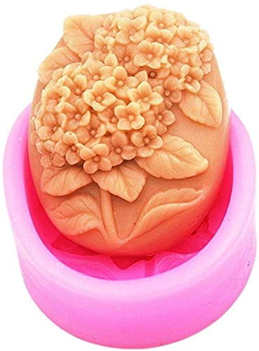 Baifeng Flower Shape Handmade Soap Fondant Molds, DIY Cake Moulds Sweet Candy Chocolate Making Mold,Silicone Craft Art Soap