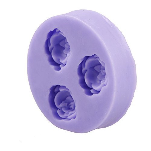 Baifeng Moldes para hacer dulces, flores de rosas 3D, fondant para tartas, galletas, chocolate, jabón, herramientas de modelado