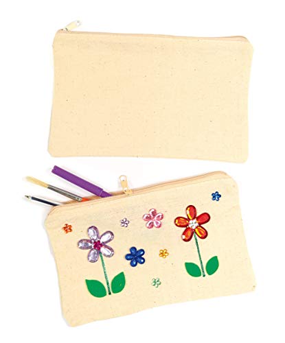 Baker Ross Estuches de Lápices de Tela para Pintar (Paquete de 5) Manualidades infantiles