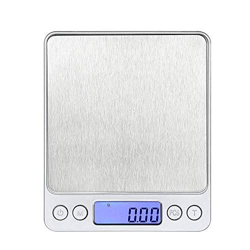 Balanza Digital Electrónica Joyería Electrónica Escala 0.01G Alta Precisión Mini Balanza Electrónica Balanza Palma Escala Portátil Bolsillo Escala -500/0.01