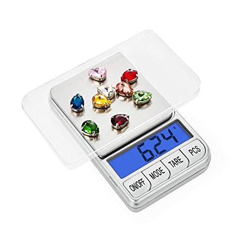 Balanzas Electrónicas De Precisión Mini Bolsillo Electrónico Que Pesa Medicina Que Pesa Joyería Portátil Que Pesa 500 Gramos Contando Balanza De Palma-200 Gramos 0.01
