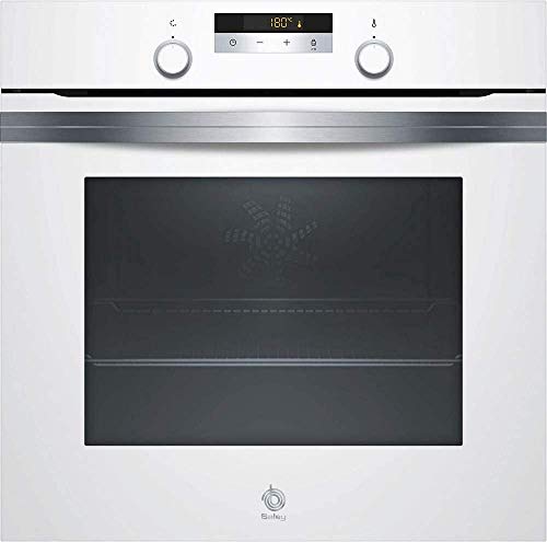 Balay Horno 3HB5848B0 PIROLITICO Cristal Blanco Aq, 71 litros