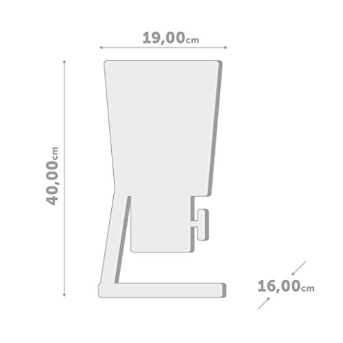 Balvi - dispensador de Cereales. Capacidad 500g de alimento seco. Mantiene los Alimentos Frescos más Tiempo. Color Blanco.