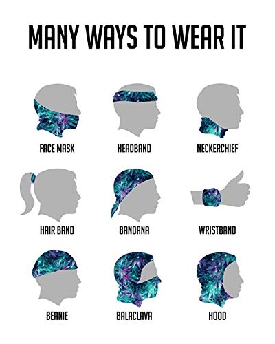Bandanas de manzanilla con diseño de flores, multifunción, para la cabeza, cuello, bufanda mágica para motocicleta, ciclismo y deportes