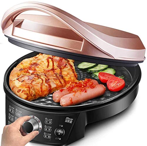 Bandeja de horno eléctrico de doble cara multi-función térmica venta de pasteles eléctrica ama de casa de gofres cocina bandeja de la máquina de crepes antiadherente for hacer 1500W parrilla cocina de