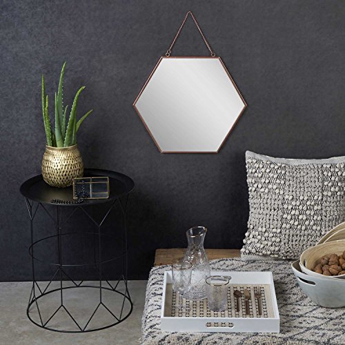 Bandeja Madera Servir MDF Chapado Color Blanco/Negro Natural Cuadrada - Estilo Nórdico con Estampado Étnico Modelo Oulu 40 * 40 * 5cm.