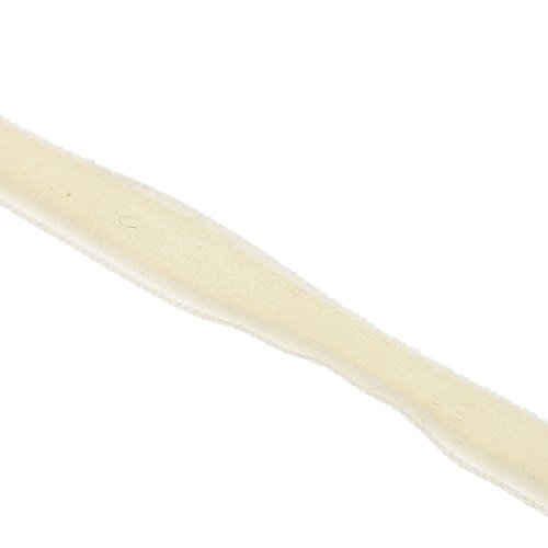 Baoblaze 20yards Multicolores Cinta de Terciopelo DIY Cinta de Costura Accesorios de Artesania - Beige