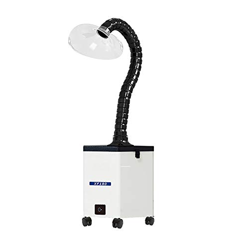 BAOSHISHAN Extractor de Humos de Soldadura Filtro de Humos para Estación de Soldadura ESD, Pequeño, Sistema Único de Mesa de Trabajo 220V