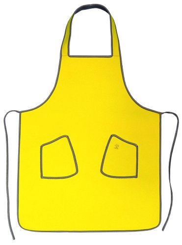 Barbacoa delantal neopreno - amarillo