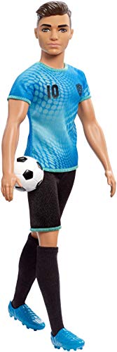 Barbie Quiero Ser, Muñeco Ken Futbolista con accesorios (Mattel FXP02) , color/modelo surtido