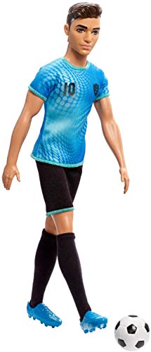 Barbie Quiero Ser, Muñeco Ken Futbolista con accesorios (Mattel FXP02) , color/modelo surtido