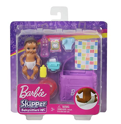 Barbie Skipper Canguro Bebé con Pañal y Accesorios (Mattel Ghv86)