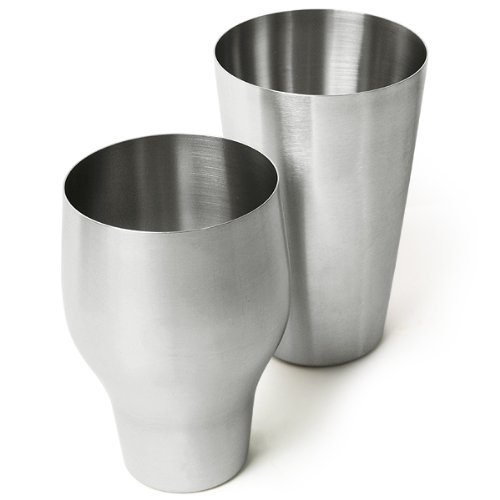 Bar@Drinkstuff - Coctelera francés por - 2 pieza cocktail shaker | coctelera de acero inoxidable, coctelera boston