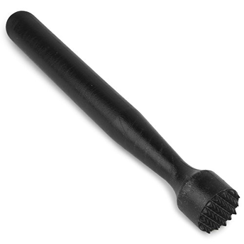 bar@drinkstuff Mano de mortero de plástico para Blackberry Mano de mortero para cócteles, de Mano de mortero, Bebidas Mano de mortero, diseño de confuso - Ideal para fabricar cócteles y marrón