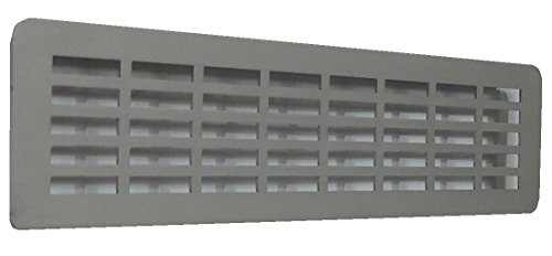 BarPan LTD - Rejilla de Ventilación de Aluminio Anodizado Para Encimera de Cocina, Parrilla de Ventilación de Aluminio con Plinto (Size: 51,5 x 7 cm)