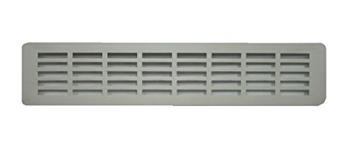 BarPan LTD - Rejilla de Ventilación de Aluminio Anodizado Para Encimera de Cocina, Parrilla de Ventilación de Aluminio con Plinto (Size: 51,5 x 7 cm)