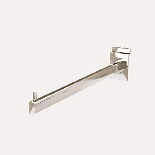 Barra perchero recta con forma ovalada recta de 38 cm cromado para panel de ducha cabina armario guardarropa decoración tiendas
