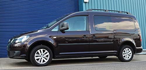Barras de techo para L2 Caddy Maxi (2004-15) aluminio negro