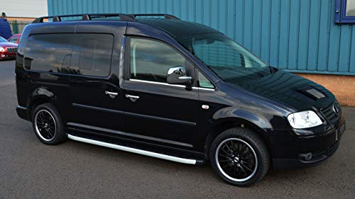 Barras de techo para L2 Caddy Maxi (2004-15) aluminio negro