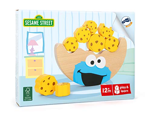Barrio SÉSAMO Balancín Monstruo de Las Galletas Triki